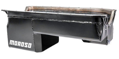 Moroso Ford 351C/351M/400 (w/Rear Sump) Wet Sump 8qt 9in Steel Oil Pan