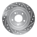 R1 84-88 Nissan 300ZX Front & Rear Drilled & Slotted Silver Brake Rotor Set