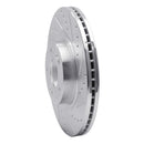 R1 10-16 Hyundai Genesis Coupe Front Drilled & Slotted Silver Brake Rotor Set