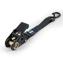 Borne Off-Road Medium-Duty Ratchet Tie-Down Kit (4-Pack) Black