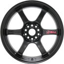 Gram Lights 57DR 17x9.0 +22 5x114.3 Semi Gloss Black Wheel