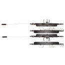 DFC 98-05 Mercedes-Benz ML320 Front 5000 Advanced Low Metallic Brake Pads and Hardware Kit