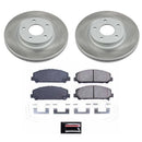 Power Stop 17-22 Nissan TITAN Front and Rear Semi-Coated Rotor Kit