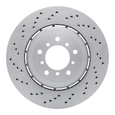 DFC 06-08 BMW Z4 Left Front Drilled Hi-Carbon Alloy Geomet Coated Rotor