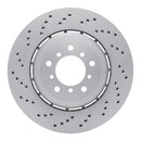 DFC 06-08 BMW Z4 Left Front Drilled Hi-Carbon Alloy Geomet Coated Rotor