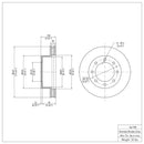 DFC GeoSPEC Coated Rotors - Plain