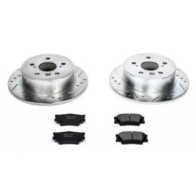 Power Stop 06-10 Hummer H3 Rear Z23 Evolution Sport Brake Kit w/Calipers