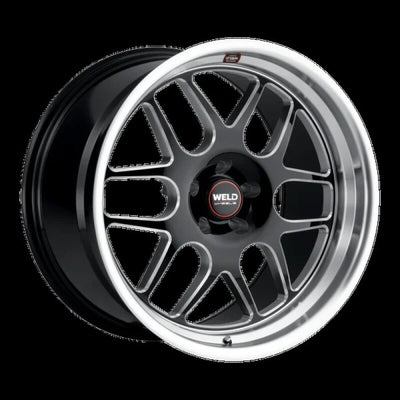 Weld Solana 18x8 / 5x120.65 BP / ET0 / 78.1mm Bore - Gloss Black MIL DIA Wheel