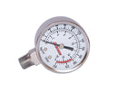 Kleinn Stem Mount Analog Chrome-Plated Air Gauge/ 0-250 PSI - 1/4In M NPT Inlet