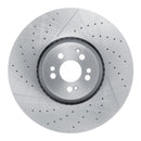 DFC 21-25 Mercedes-Benz GLE53 AMG SUV Front Drilled and Slotted Brake Rotor