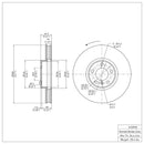 DFC GeoSPEC Coated Rotors - Plain