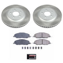 Power Stop 11-14 Ford Mustang Front and Rear Semi-Coated Rotor Kit