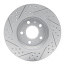 R1 08-25 Audi A4 (USA/Canada) Rear Right Drilled & Slotted Geo-Carbon Rotor