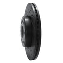 R1 19-25 Ram 1500 Front Drilled & Slotted Black Brake Rotor Set