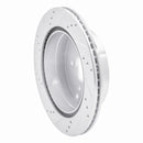 R1 07-15 Chevrolet CAPTIVA Rear Right Drilled & Slotted Silver Brake Rotor