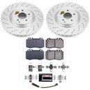 Power Stop 07-10 Mercedes-Benz SLK55 AMG Front and Rear Z23 Coated Brake Kit
