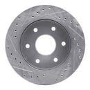 R1 88-00 Cadillac Escalade Front Drilled & Slotted Silver Brake Rotor Set