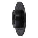 R1 80-83 Nissan 200SX Front Right Drilled & Slotted Black Brake Rotor