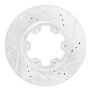 R1 02-18 Nissan UrVan Front Drilled & Slotted Silver Brake Rotor Set