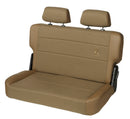 Bestop N-Tumble Seat - 55-83 Jeep Cj5 Rear Trailmax II Fold (Center Fabric Insert Spice)
