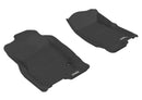 3D MAXpider 2006-2010 Ford Explorer Kagu 1st & 2nd & 3rd Row Floormats - Black