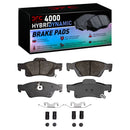 DFC 11-22 Dodge Durango Rear Geospec Rotors w/4000 HybriDynamic Brake Pads w/Hardware