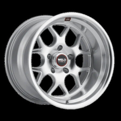 Weld Solana 18x9.5 / 5x114.3 BP / ET0 / 78.1mm Bore - Gloss Silver Machined Wheel