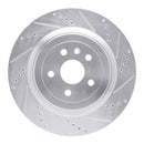 R1 10-15 Chevrolet Camaro Front & Rear Drilled & Slotted Silver Brake Rotor Set
