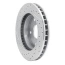 R1 94-99 Dodge Ramcharger (Mexico) Front Right Drilled & Slotted Silver Brake Rotor