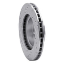 R1 90-01 Subaru Legacy Front Right Drilled & Slotted Silver Brake Rotor