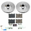 Power Stop 17-19 Mercedes-Benz E300 Front & Rear Z23 Evolution Sport Coated Brake Kit