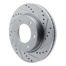 R1 19-25 Ford Ranger (USA/Canada) Front Right Drilled & Slotted Silver Brake Rotor