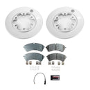 Power Stop 2021 Ford Transit-150 Front and Rear Z17 Coated Brake Kit
