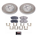 Power Stop 11-17 Nissan Juke Front and Rear Semi-Coated Rotor Kit