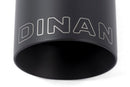 Dinan Double-Walled 4in Clamp-On Exhaust Tip - Black - 4in Outlet / 2.75in Inlet