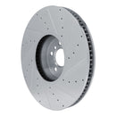 R1 16-26 BMW X5 Front Drill & Slot Silver Rotors