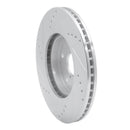 R1 19-24 Subaru Forester Front Right Drilled & Slotted Silver Brake Rotor