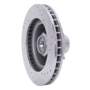 R1 1969-1973 Chrysler New Yorker Front Left Drilled & Slotted Silver Brake Rotor