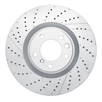 DFC 13-18 Mercedes-Benz G63 AMG Front Drilled GeoSPEC Coated Rotor and Slotted