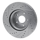 R1 05-06 Pontiac GTO Front & Rear Drilled & Slotted Silver Brake Rotor Set