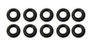 Moroso 5/16in-24 12 Point Black Oxide Flange Nut - 10 Pack