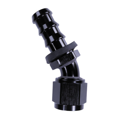 Russell 10AN Twist-Lok 30 Degree Hose End - Black