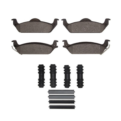 DFC 03-04 Dodge Dakota 4WD Rear 4000 HybriDynamic Brake Pads and Hardware Kit