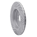R1 10-13 Land Rover Range Rover Sport Rear Right Drilled & Slotted Geo-Carbon Rotor