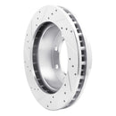 R1 99-99 Ford F-350 Super Duty 4WD Front Right Drilled & Slotted Silver Brake Rotor