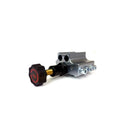 Baer Brakes GM/Ford 1in Bore Remaster 2-Bolt Left Port Master Cylinder Assembly - Gray