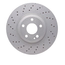 DFC 14-20 Infiniti QX30 Front Drilled Hi-Carbon Alloy Geomet Coated Rotor