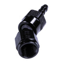 Russell 4AN ProClassic Crimp 30 Degree Hose End - Black