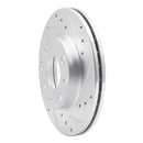 R1 88-20 Chevrolet CHEVY (Mexico) Front Right Drilled & Slotted Silver Brake Rotor
