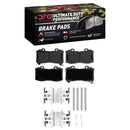DFC 15-20 Chevrolet Colorado Front & Rear Geospec Rotors Ultimate Duty Perf Brake Pads w/Hardware